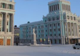 In January 1954 Lenin  monument appeared in Norilsk