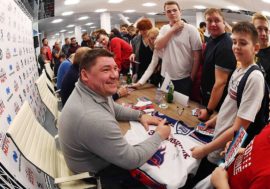 Renowned hockey players talked to Norilsk residents