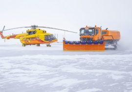 How to cope with snow in northernmost airport