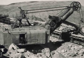 Billionth ton of rock mass mined at Bear Creek in 1978
