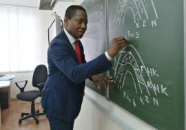 Associate professor from Benin lectures in Dudinka