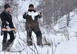Taimyr tour guides learned to put snares on partridge