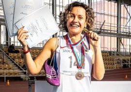 Norilsk woman won Russian championship in track and field athletics among veterans