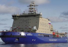 Largest non-nuclear icebreaker tested in Arctic
