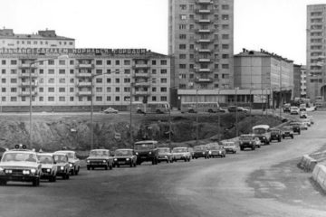 First nine-story building in Norilsk built in 1970