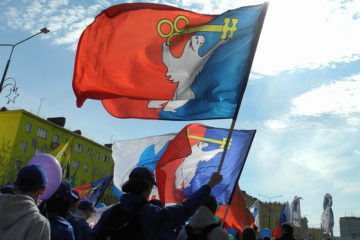 Half a century ago Norilsk got coat of arms