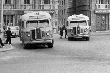 First Norilsk buses carried passengers to industrial site