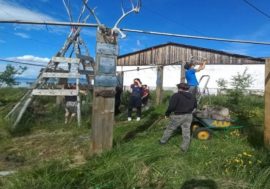 Evenk ethnic site updated in Hantayskoye Lake
