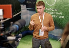 Olympic champion became Nornickel eco-meet headliner