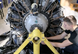 Douglas got engine torn in plane crash