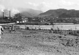 Lake Dolgoye: beach, landing site and main source of water