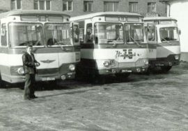Norilsk first bus station located on Leninsky prospekt