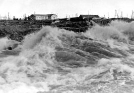 Powerful hydroelectric station had to appear on Pyasina river