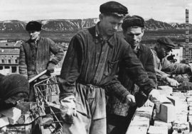 Norilsk celebrated its first five-year anniversary in 1958