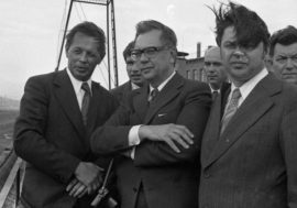 Urho Kekkonen came to Norilsk in 1976