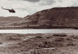 Helipad operated in Norilsk in mid-1960s