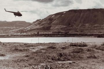 Helipad operated in Norilsk in mid-1960s