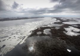 Ice has broken in Dudinka