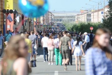 Norilsk residents to “hug” city and set record (0+)