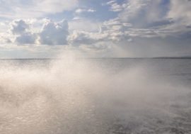 Arctic floating university members saw white rainbow