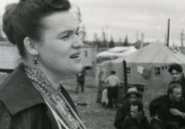 Lyudmila Zykina traveled to concert in Talnah by all-terrain vehicle