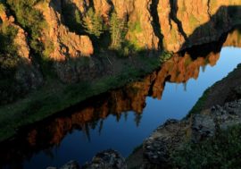Norilsk resident shared unique pictures of Bolgohtoh river