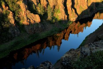 Norilsk resident shared unique pictures of Bolgohtoh river