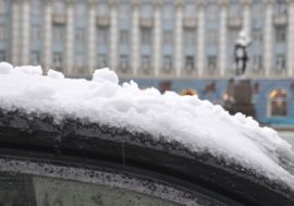 First snow falls in Norilsk