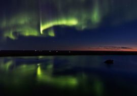 Norilsk photographer opened polar lights season