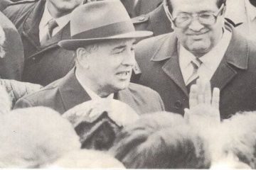 250 thousand Norilsk residents greeted Mikhail Gorbachev