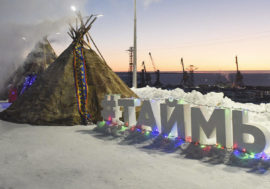 Two Taimyr couples got married at exhibition in Moscow