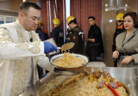 Pilaf day held at Copper plant