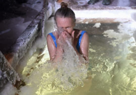 Norilsk residents celebrated Epiphany