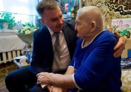 100-year-old Norilsk woman got congratulations from president