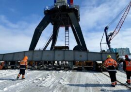 Dudinka port prepares for floods