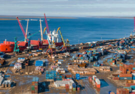 Large transport hub may appear on Yenisey