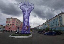 Norilsk streets sparkle with new colors
