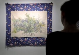 Artist from St. Petersburg presented Norilsk in textiles and graphics
