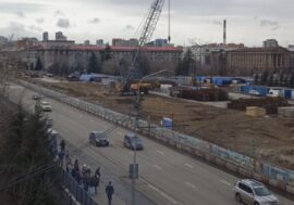 First underground line excavation started in Krasnoyarsk