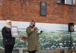 Memorial plaque to Valery Kravets installed in Dudinka