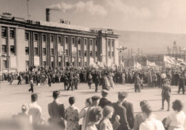 Zavenyagin square was Norilsk first administrative center