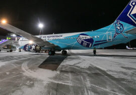 NordStar aircraft put on Norilsk HC uniform