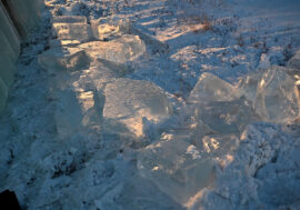 Ice prepared for New Year’s sculptures in Norilsk