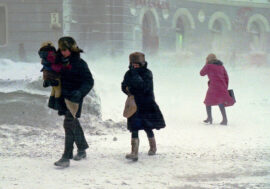 Norilsk snowstorms force people to reckon with them