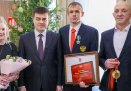 Governor congratulated Krasnoyarsk athlete on gold medal